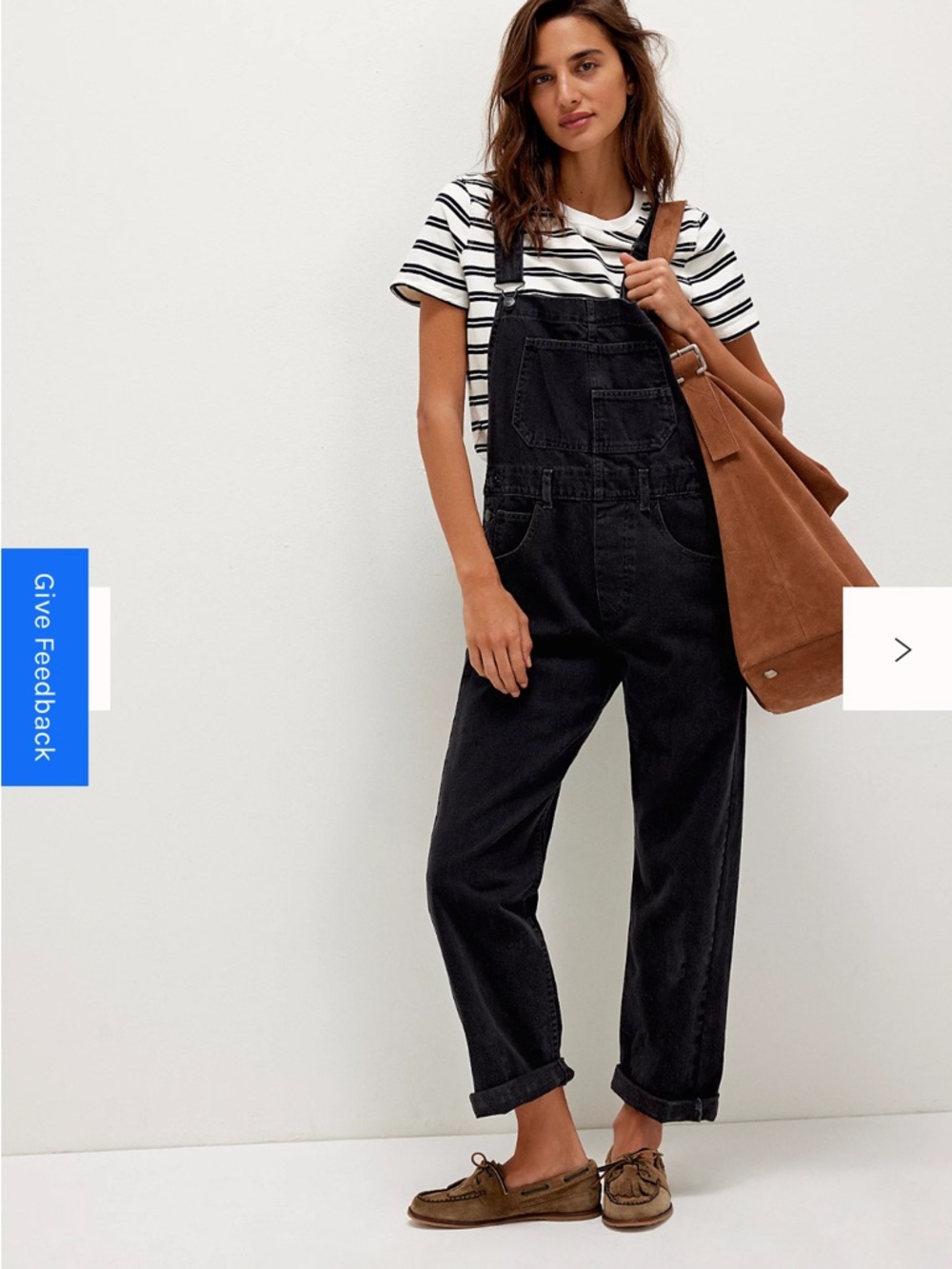 We The Free Black Ziggy Overalls Mineral Black